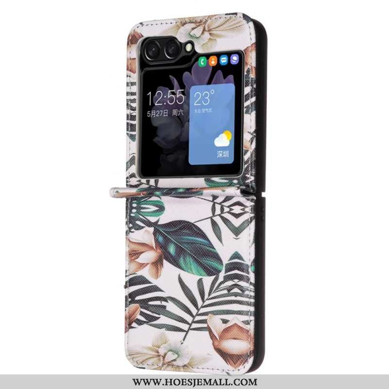 Cover Til Samsung Galaxy Z Flip 6 Blade Og Blomster