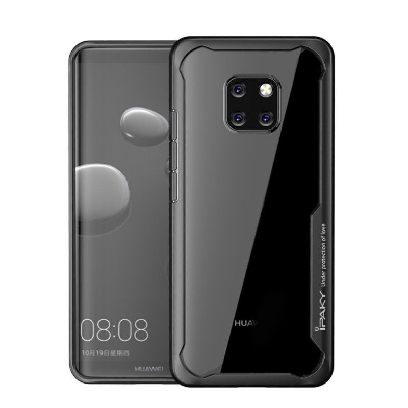 Cover for Huawei Mate 20 Pro Sort Ipaky Hybrid-Serie