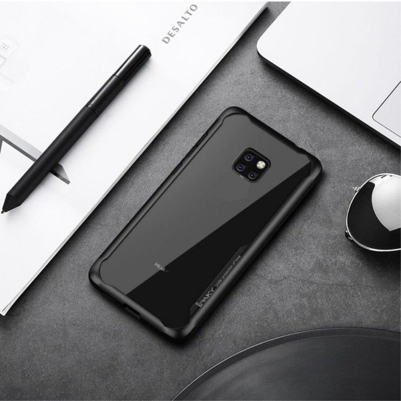 Cover for Huawei Mate 20 Pro Sort Ipaky Hybrid-Serie