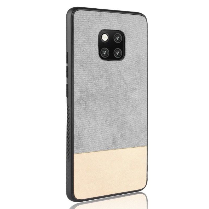 Cover for Huawei Mate 20 Pro Sort Tofarvet Imiteret Læder