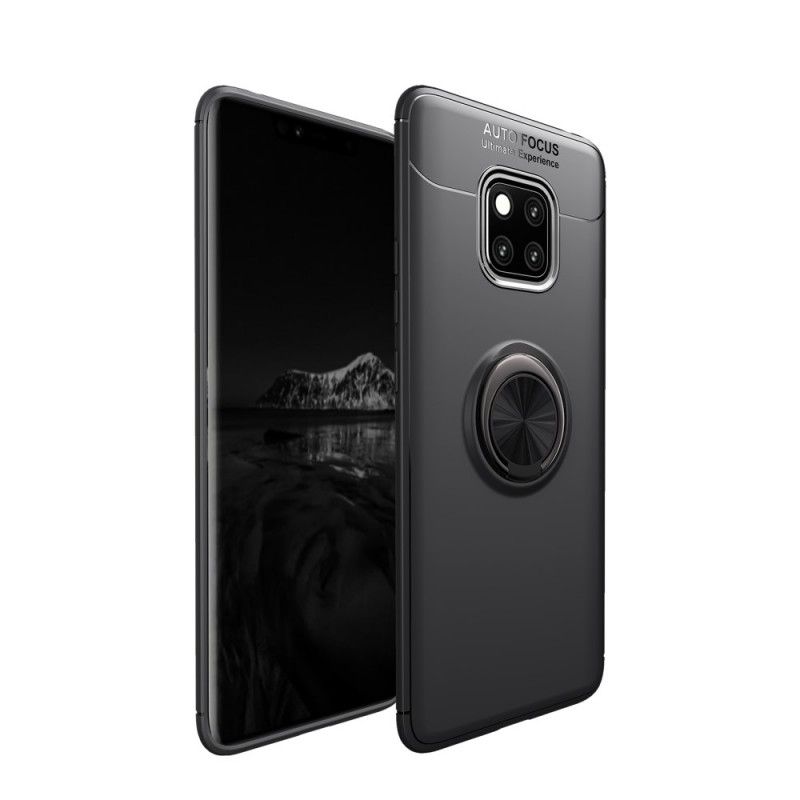 Cover Huawei Mate 20 Pro Sort Mobilcover Roterende Ring