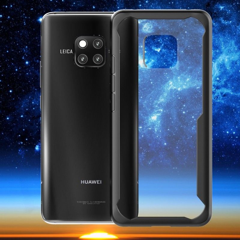 Cover Huawei Mate 20 Pro Sort Mobilcover Skrå Kant