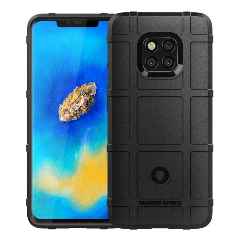 Cover Huawei Mate 20 Pro Sort Robust Skjold