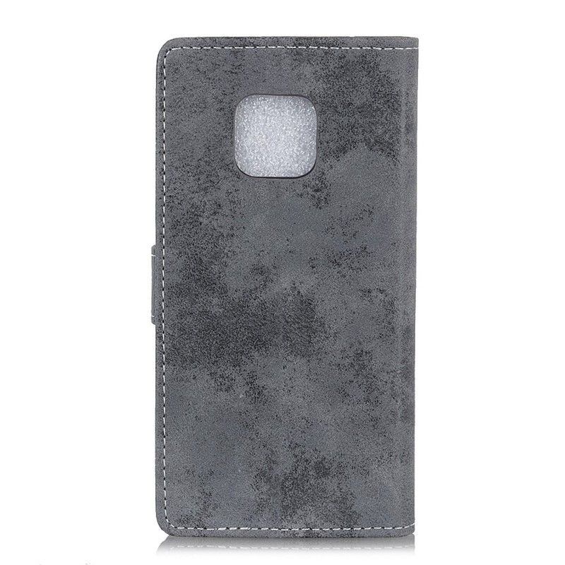 Flip Cover Huawei Mate 20 Pro Brun Vintage Lædereffekt