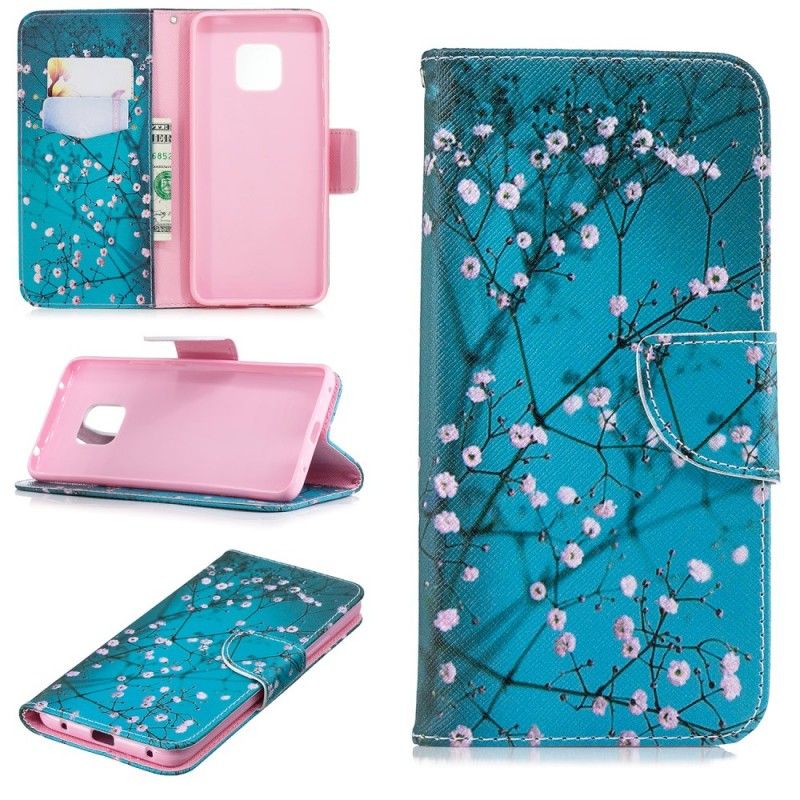 Flip Cover Huawei Mate 20 Pro Mobilcover Blomstrende Træ