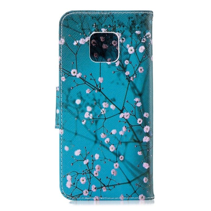 Flip Cover Huawei Mate 20 Pro Mobilcover Blomstrende Træ