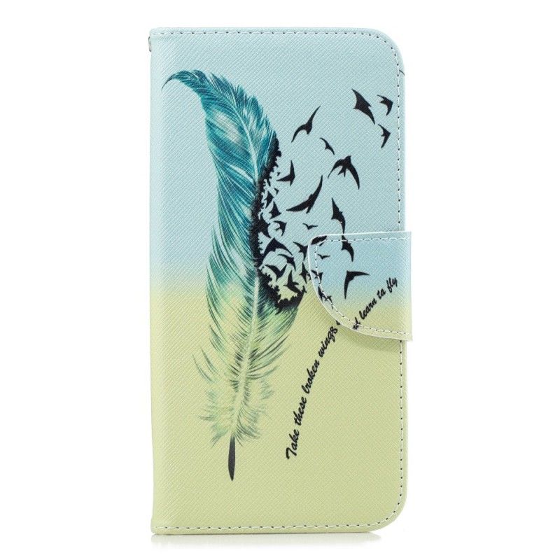 Flip Cover Læder for Huawei Mate 20 Pro Lær At Flyve