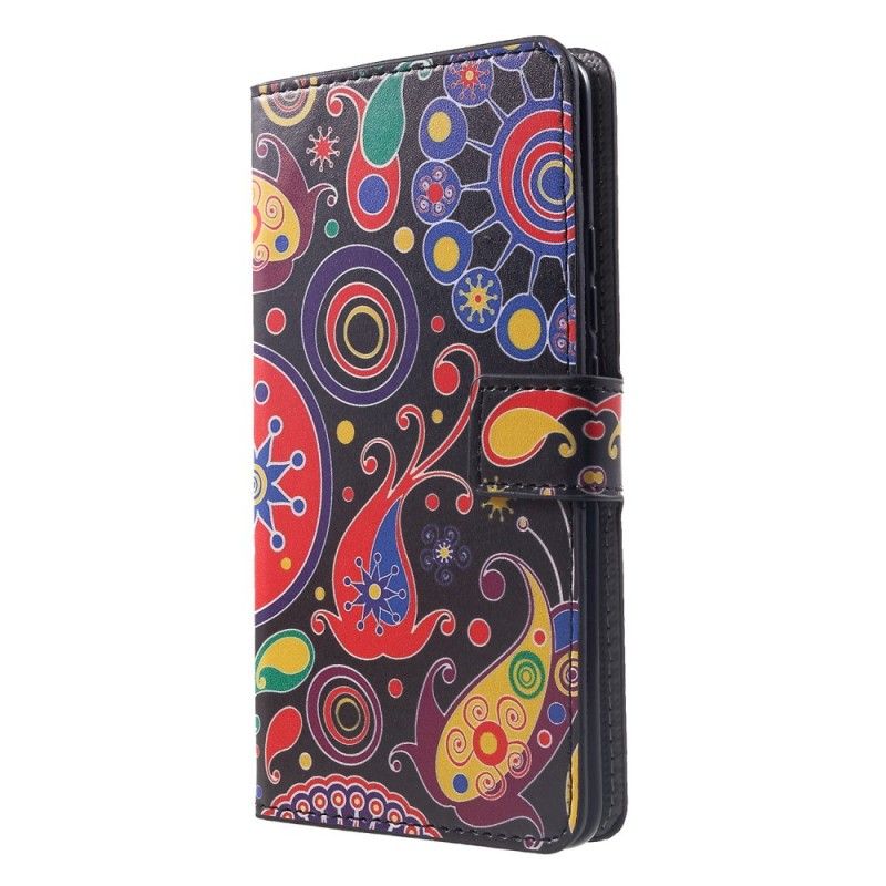 Flip Cover Læder Huawei Mate 20 Pro Galakse Design