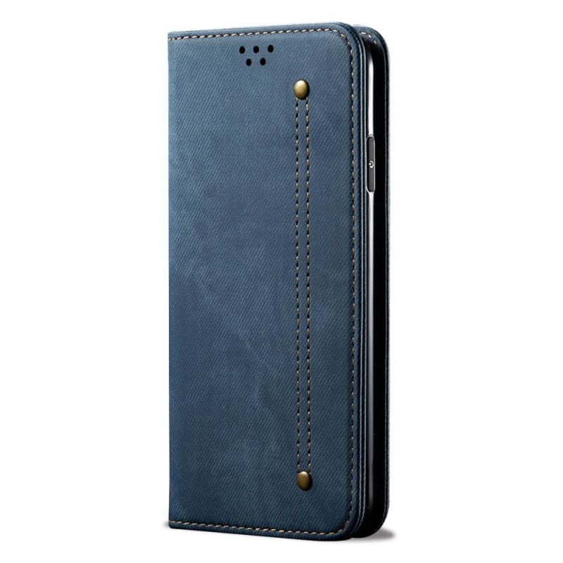 Cover Xiaomi Redmi Note 11 Pro Plus 5G Flip Cover Denim Stof