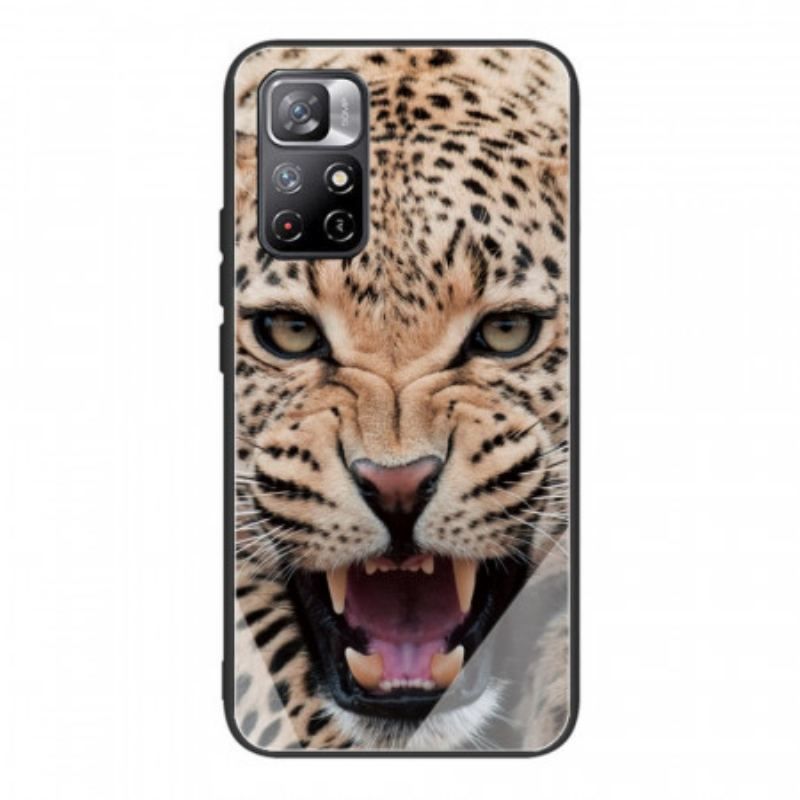 Cover Xiaomi Redmi Note 11 Pro Plus 5G Leopard Hærdet Glas