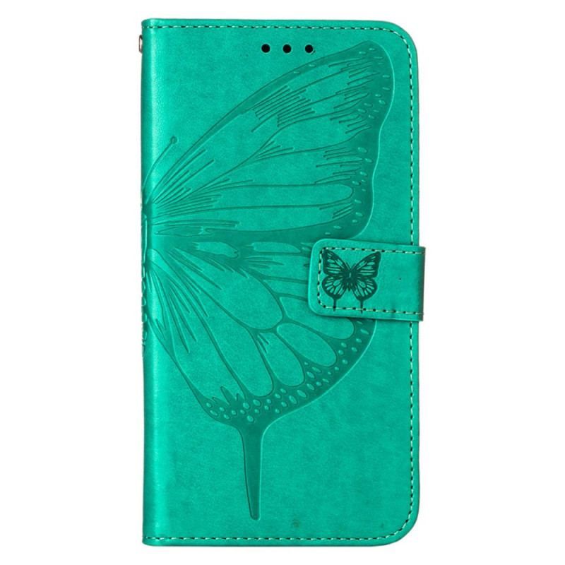 Flip Cover Xiaomi Redmi Note 11 Pro Plus 5G Sommerfugledesign Med Snor