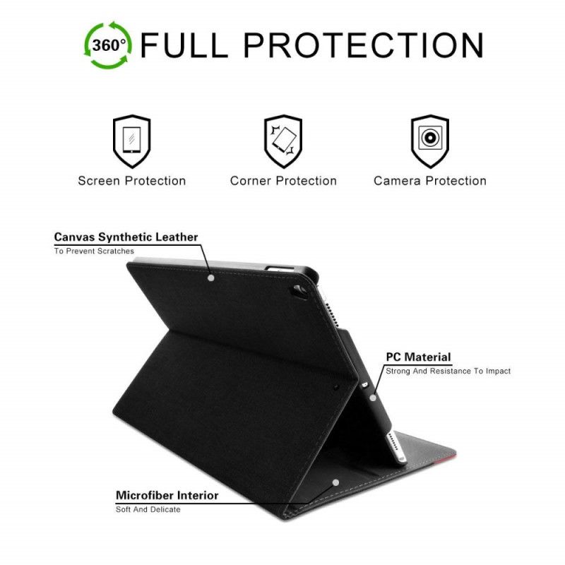 Case iPad Pro 10.5" Sort Muturalt Stof