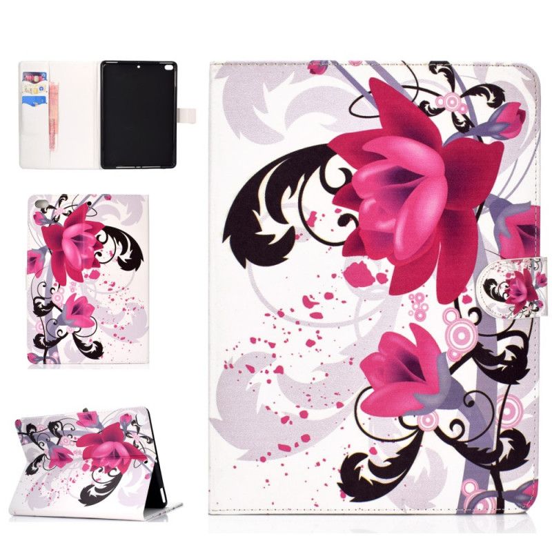 Flip Cover iPad Pro 10.5" Mobilcover Blomster