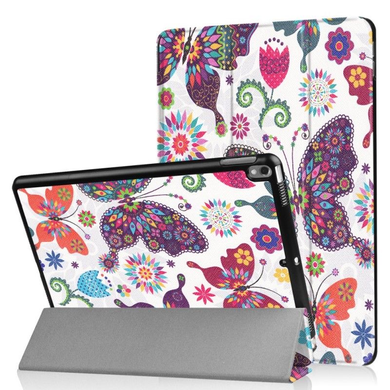 Flip Cover iPad Pro 10.5" Mobilcover Sommerfugle Og Blomster