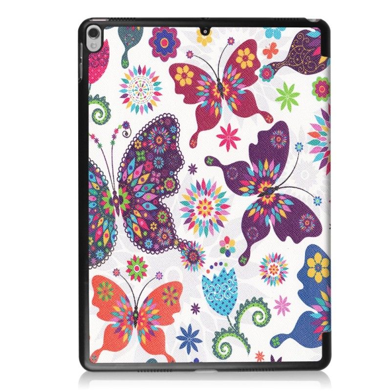 Flip Cover iPad Pro 10.5" Mobilcover Sommerfugle Og Blomster