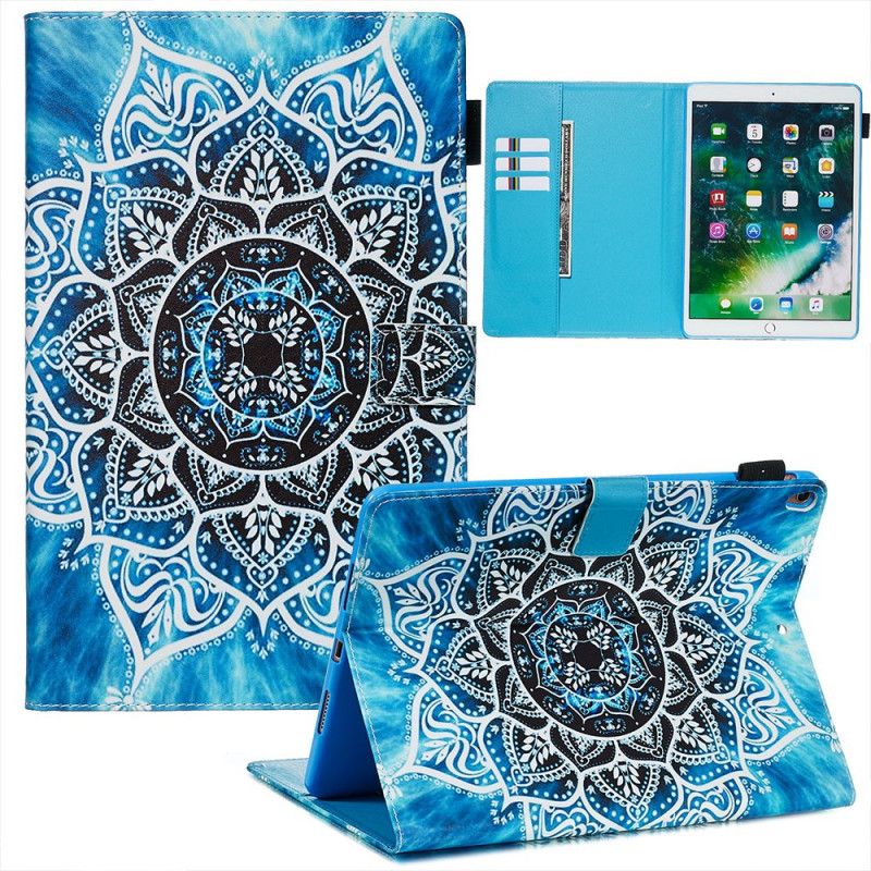 Flip Cover Læder for iPad Pro 10.5" Sort Blomster