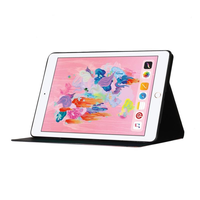 Flip Cover Læder iPad Pro 10.5" Grå Blomster