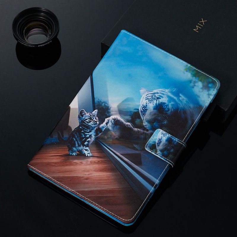 Flip Cover Læder iPad Pro 10.5" Grå Tiger Beskyttelse