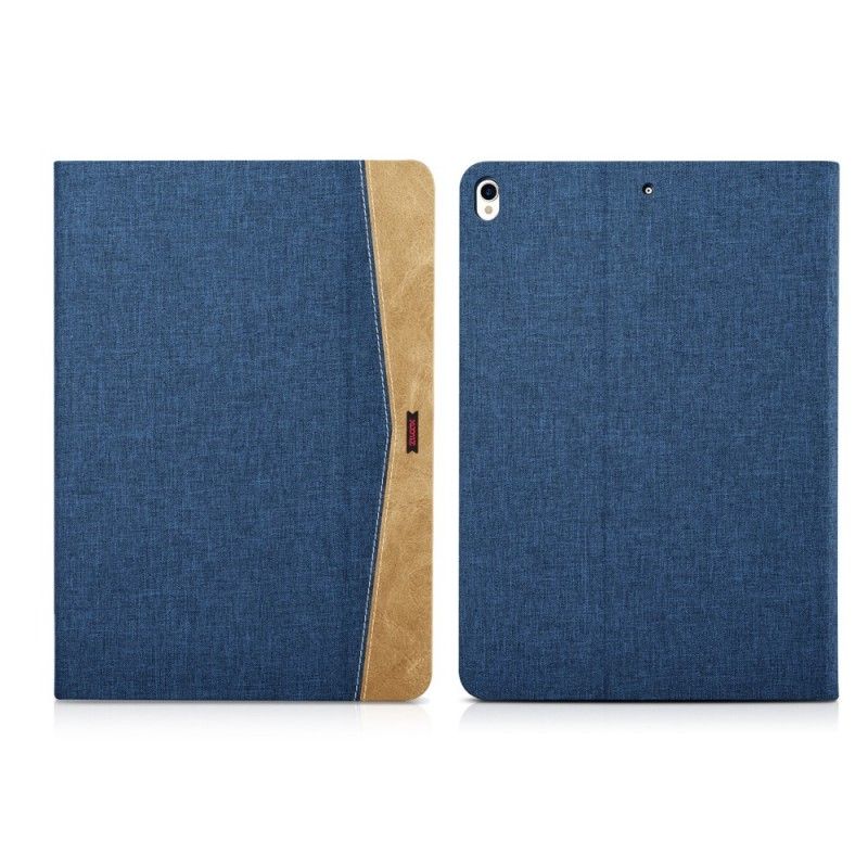 Flip Cover Læder iPad Pro 10.5" Rød Xoomz Stof Og Imiteret Læder