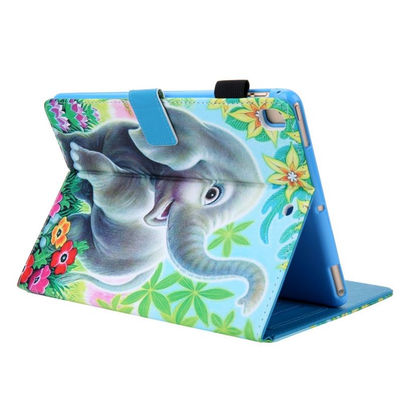 Flip Cover Læder iPad Pro 10.5" Sjov Elefant