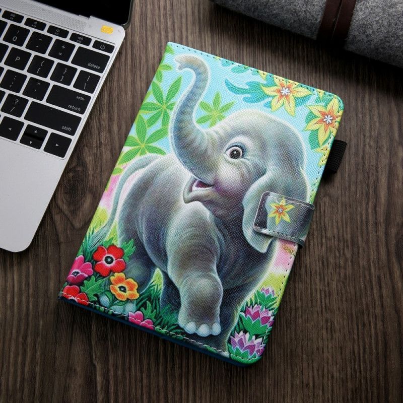 Flip Cover Læder iPad Pro 10.5" Sjov Elefant