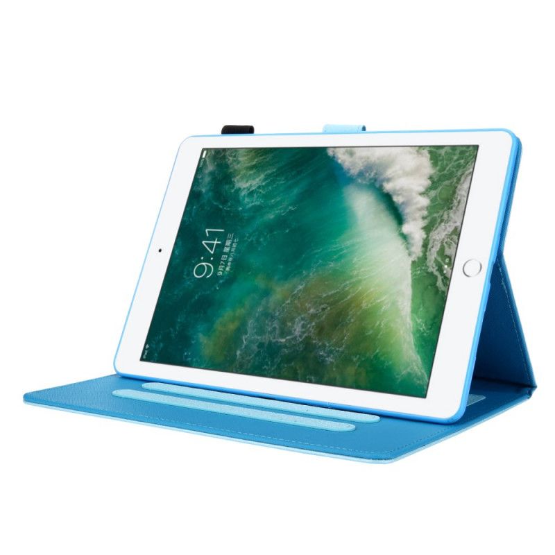 Flip Cover Læder iPad Pro 10.5" Sort Magnetisk Lukning I Pastel