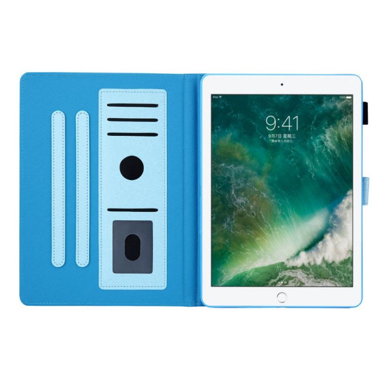 Flip Cover Læder iPad Pro 10.5" Sort Magnetisk Lukning I Pastel