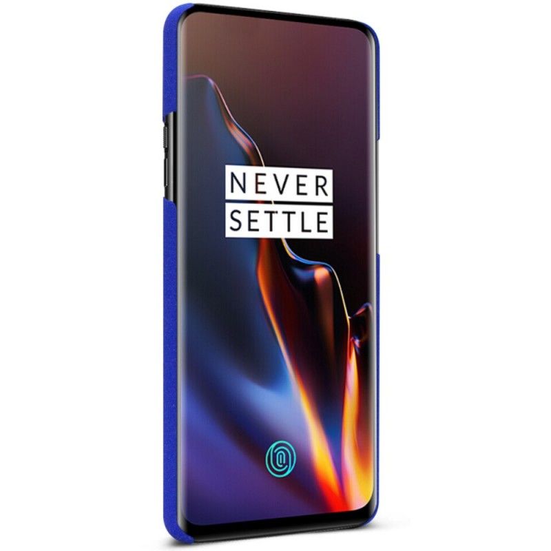 Cover for OnePlus 7 Pro Mørkeblå Stiv Måtte