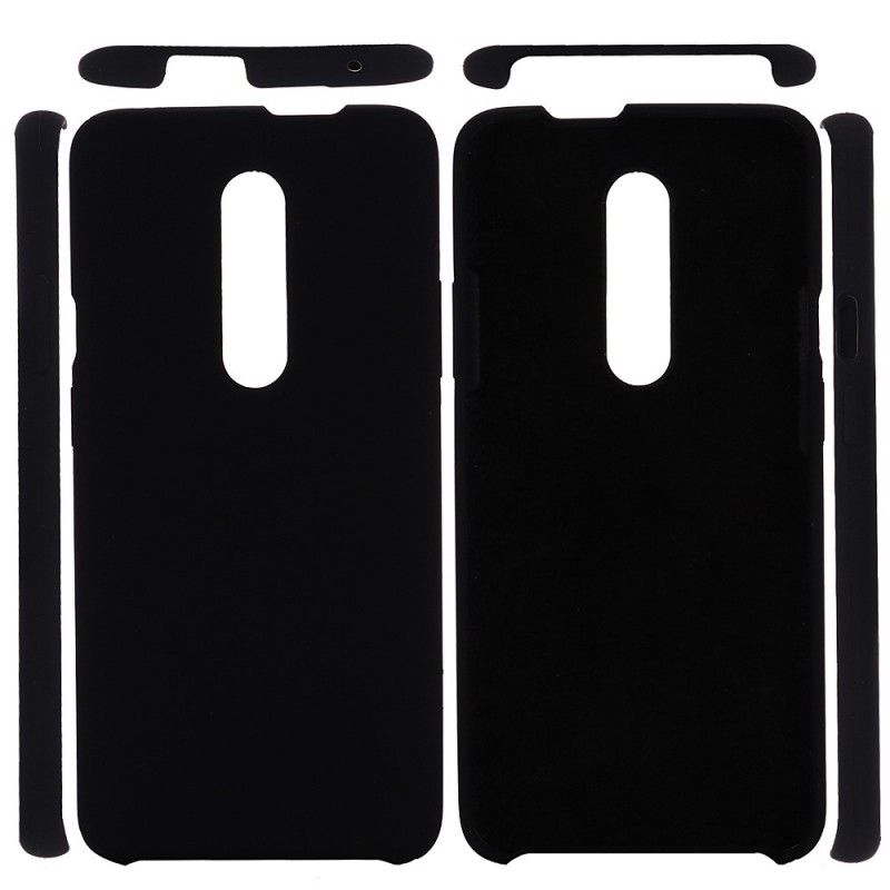 Cover for OnePlus 7 Pro Sort Flydende Silikone Design