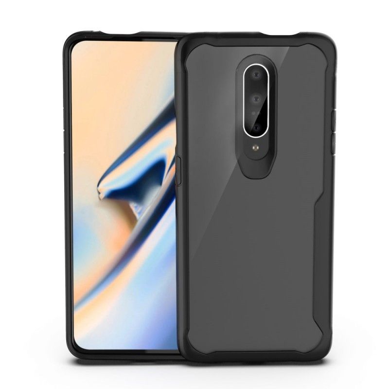 Cover OnePlus 7 Pro Sort Hybrid Faset Kant Original