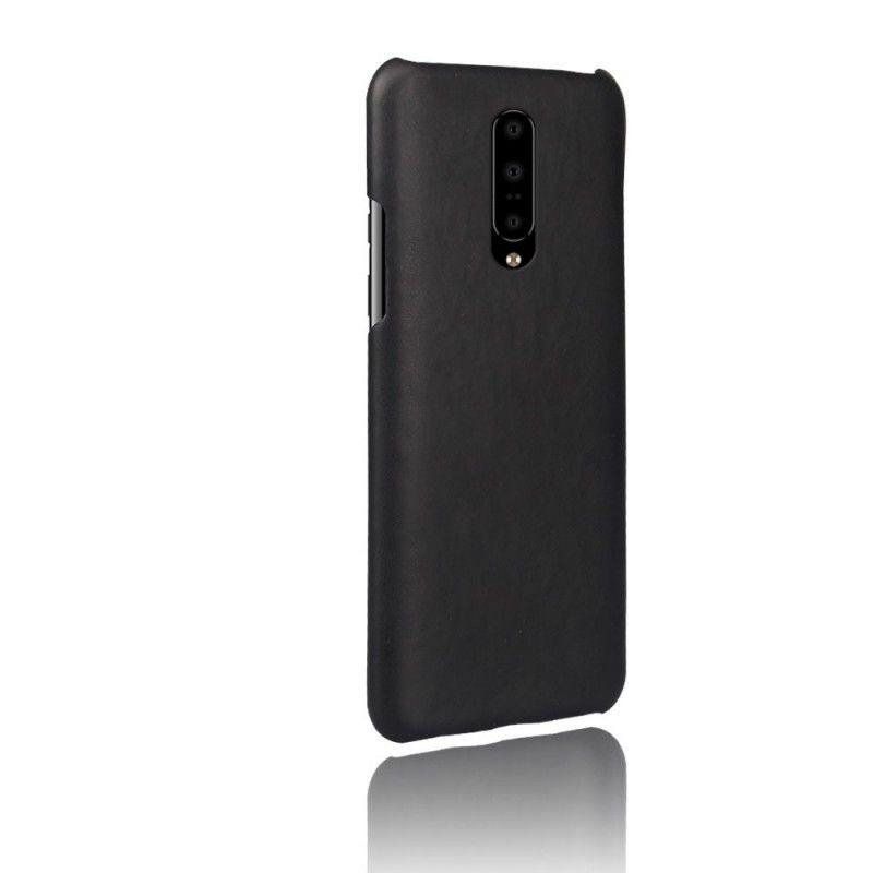 Cover OnePlus 7 Pro Sort Ksq-Lædereffekt