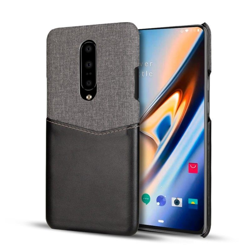 Cover OnePlus 7 Pro Sort Stofspalte