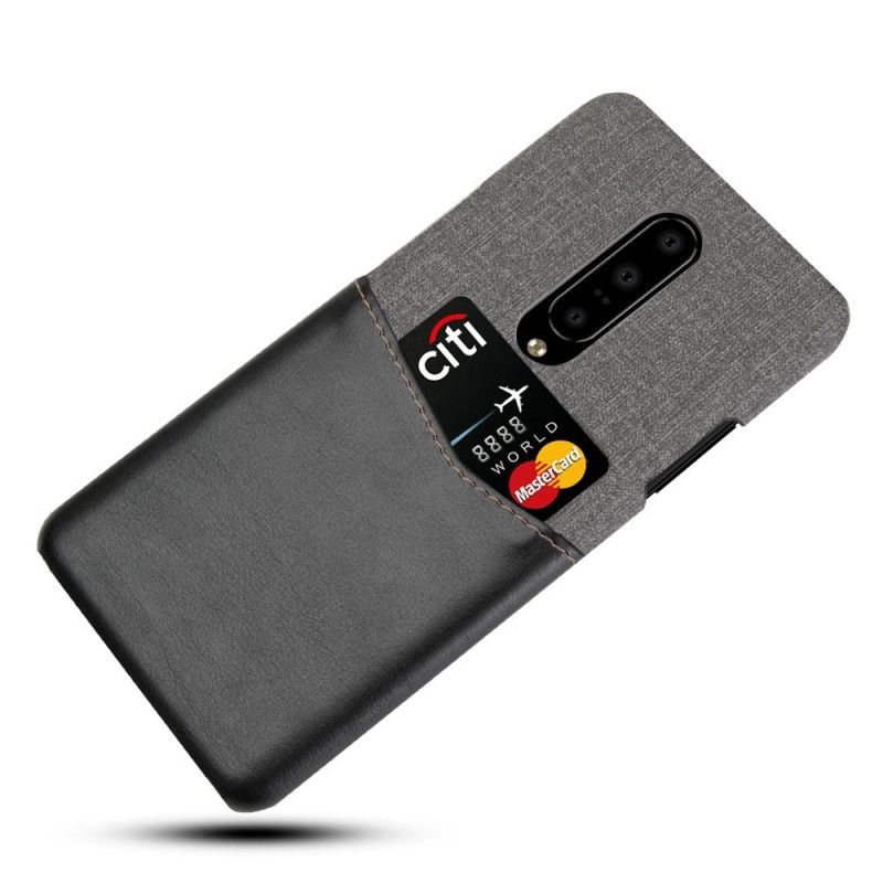 Cover OnePlus 7 Pro Sort Stofspalte