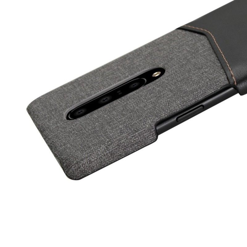 Cover OnePlus 7 Pro Sort Stofspalte