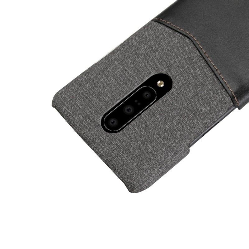 Cover OnePlus 7 Pro Sort Stofspalte