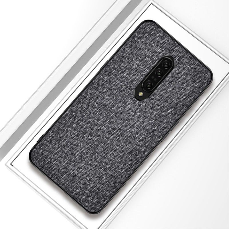 Cover OnePlus 7 Pro Sort Stoftekstur