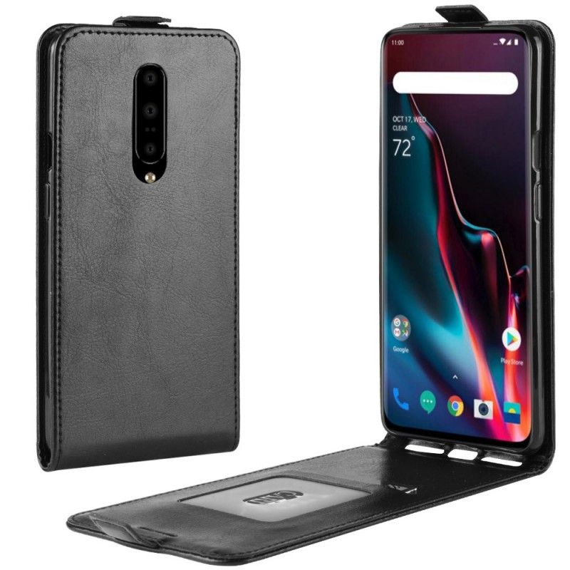 Flip Cover OnePlus 7 Pro Sort Sammenfoldelig