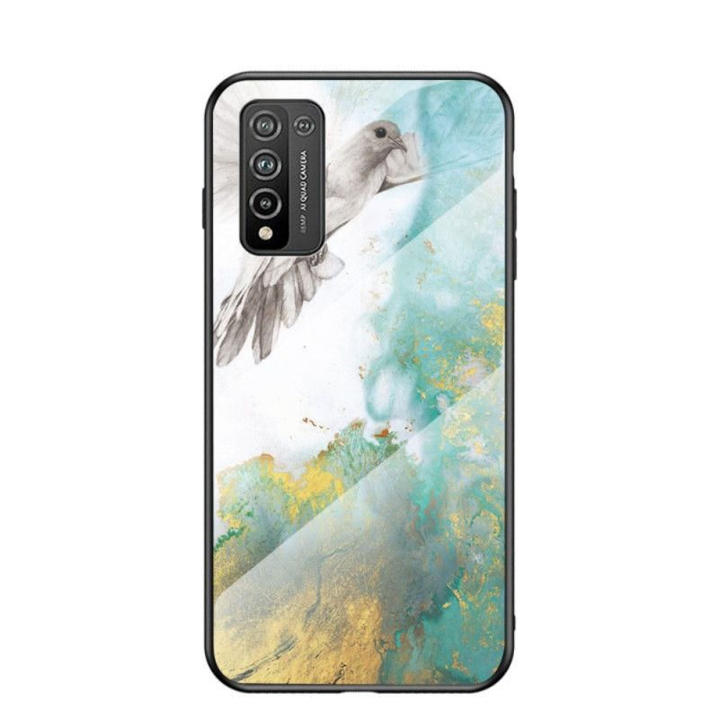 Cover for Honor 10X Lite Sort Premiumfarvet Hærdet Glas