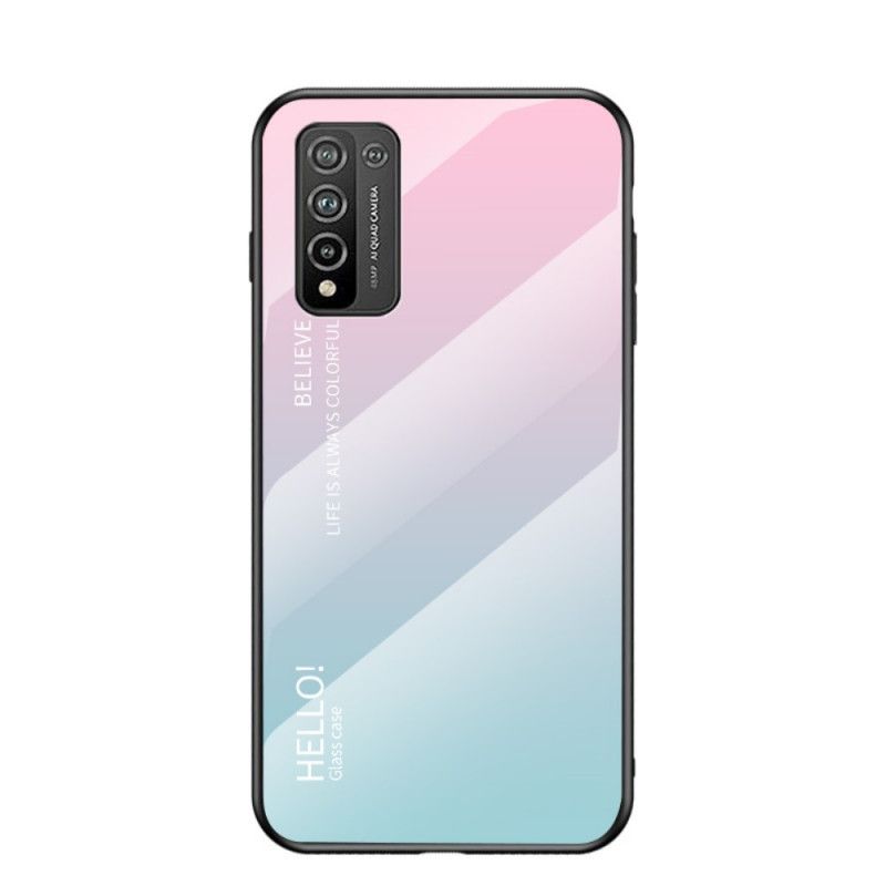 Cover Honor 10X Lite Sort Hej Hærdet Glas