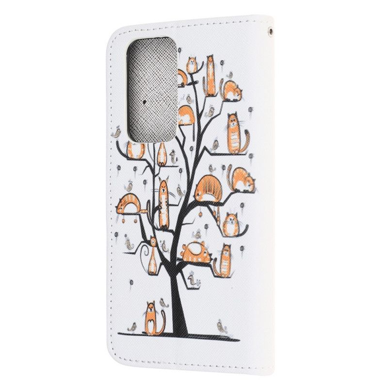 Flip Cover Honor 10X Lite Mobilcover Funky G-Streng Katte