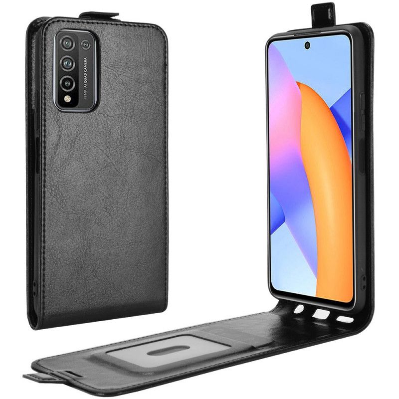 Flip Cover Honor 10X Lite Sort Mobilcover Retro Foldning