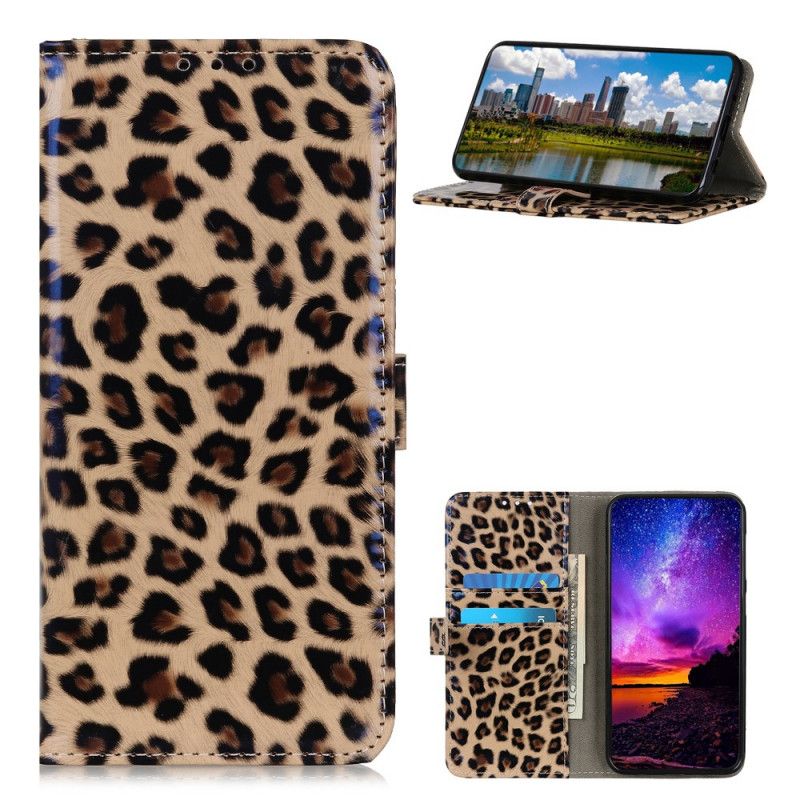 Flip Cover Læder Honor 10X Lite Enkel Leopard