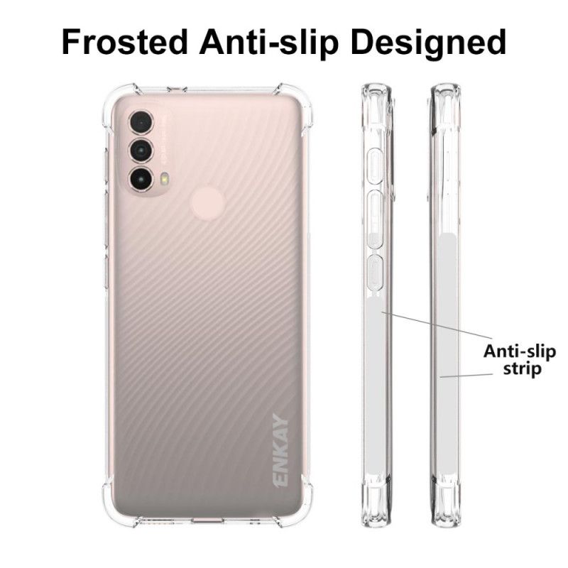 Cover Til Moto E20 / E30 / E40 Transparent Enkay