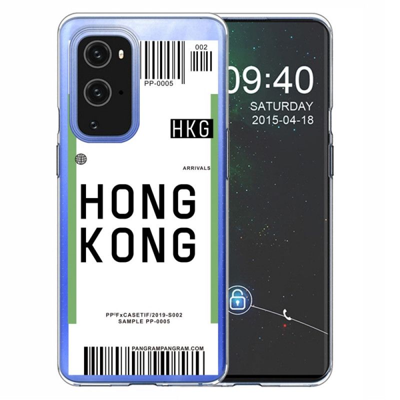 Cover for OnePlus 9 Pro Boardingkort Til Hong Kong