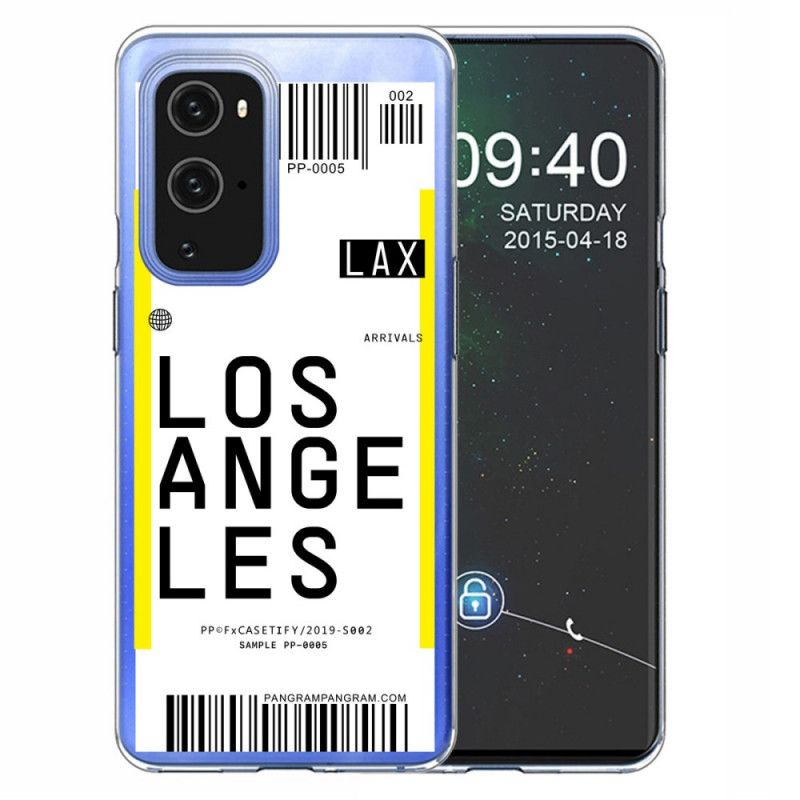 Cover OnePlus 9 Pro Boardingkort Til Los Angeles Original