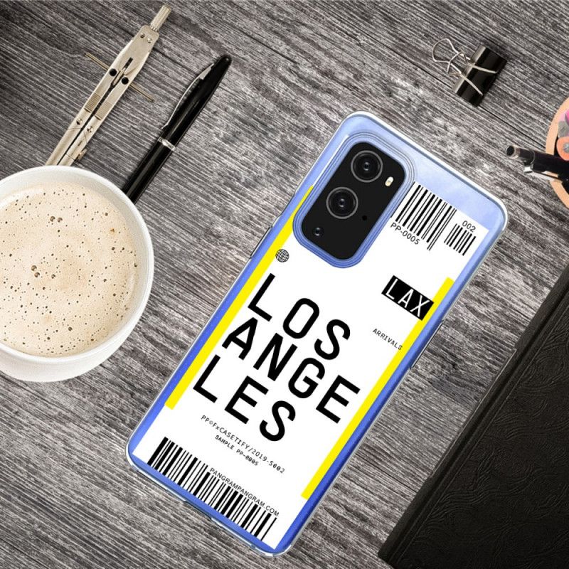 Cover OnePlus 9 Pro Boardingkort Til Los Angeles Original