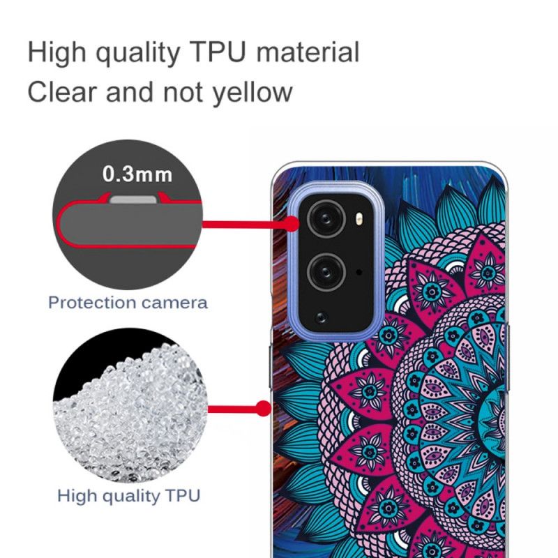 Cover OnePlus 9 Pro Farverig Mandala