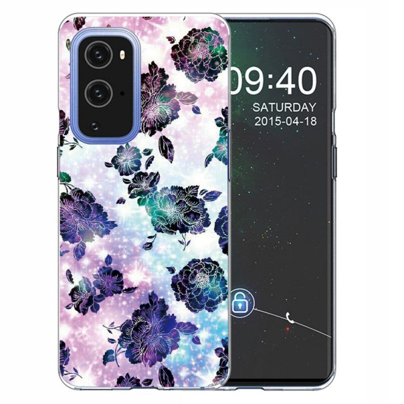 Cover OnePlus 9 Pro Farverige Vintage Blomster