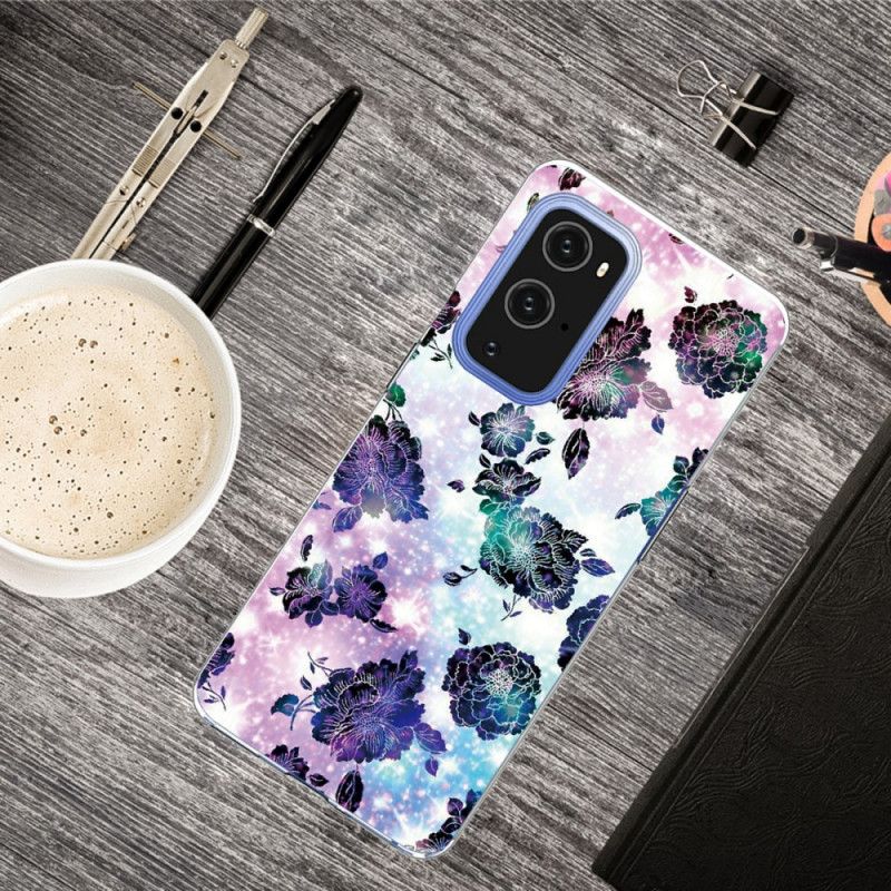 Cover OnePlus 9 Pro Farverige Vintage Blomster