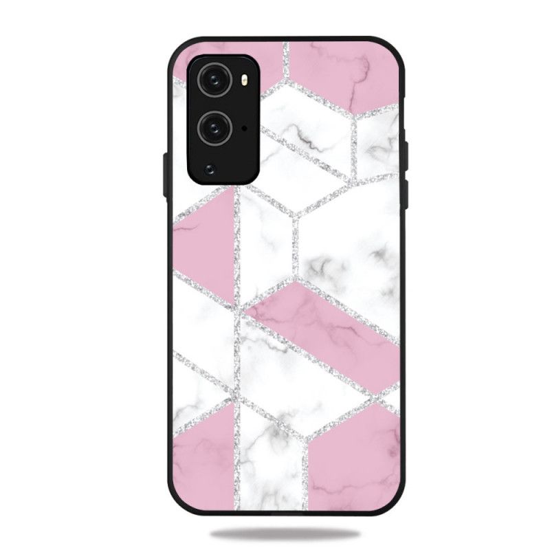 Cover OnePlus 9 Pro Hvid Marmorglitter